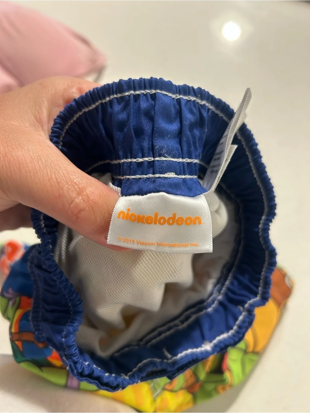 Nickelodeon Blue & Yellow Ninja Turtle Swim Shorts